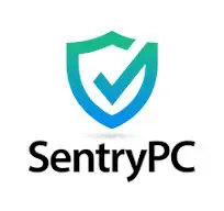 SentryPC logo with shield and checkmark.